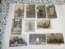 10 CARTES PHOTO MILITAIRES GROUPE GUERRE  WW1 WW2 SOLDAT UNIFORME ARMEE