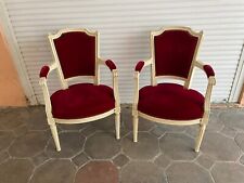 PAIRE DE FAUTEUILS CABRIOLETS
