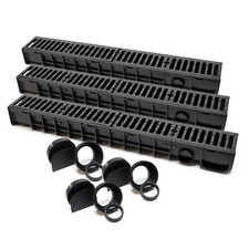 Caniveau 3x1m Grille