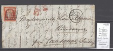 France - Lettre  Yvert 5 - 40 cts Ceres pour Lausanne - Suisse - 07/1851