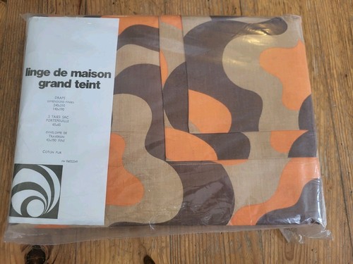 Draps vintage space age parure - age,