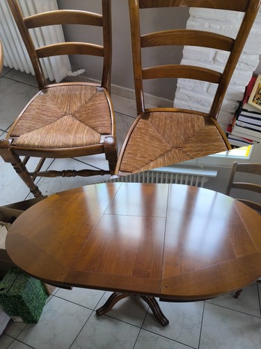 Table ronde avec rallonges - table, +