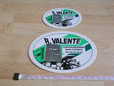 2 stickers TRACTEUR FENDT - R. VALENTE CHATEAUBERNARD COGNAC