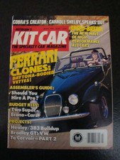 VINTAGE MARCH 1988 PETERSEN’S KIT CAR SPECIALTY MAGAZINE COBRA CARROLL SHELBY