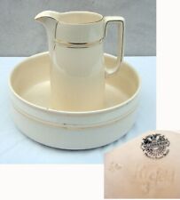 ENSEMBLE DE TOILETTE EN PORCELAINE - ANCIEN - BROC - CUVETTE - VASQUE - VINTAGE