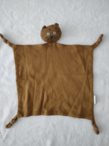 Doudou plat tigre lion lange - doudou,