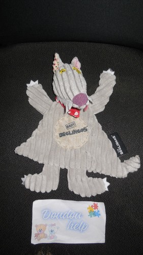 481 doudou plat loup - loup, bigboss