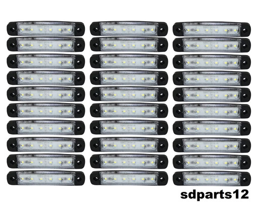 Feux gabarit blanc 12v - 30,