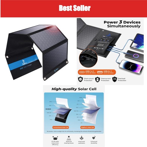 Panneau solaire pliable