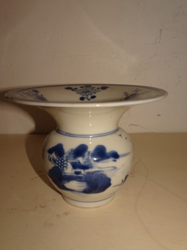 Antique porcelain spit from