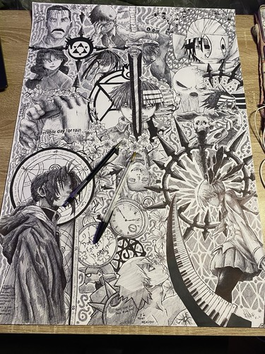 Poster manga fmab soul - manga, x