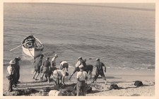 ALPES MARITIMES / OLD PHOTOGRAPH LOCATED IN CANNES / FISHING IN CANNES