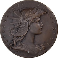 [#399278] France, Medal, Concours de Gymnastique, Ministre de la Guerre, 1908, B