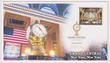 GRAND CENTRAL STATION Express Mail Stamp 4739 Colton FDC C9656D