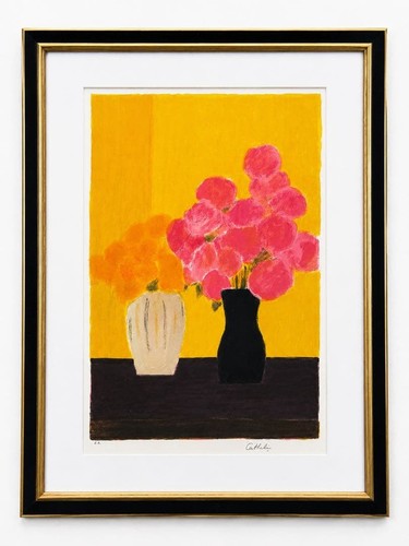 Vase lithographie bernard - lithographie,