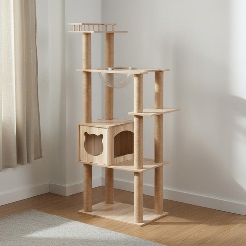 Arbre chat bois gain de - chat,