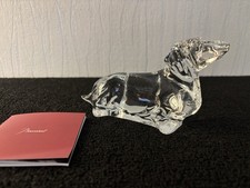 Baccarat Crystal Dachshund Paper Press
