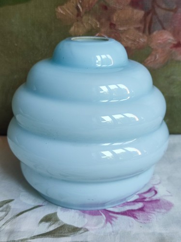 Ancien globe verre opaline - verre,