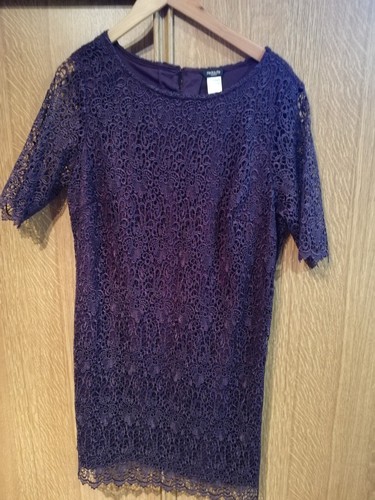 Robe cocktail violette - , en