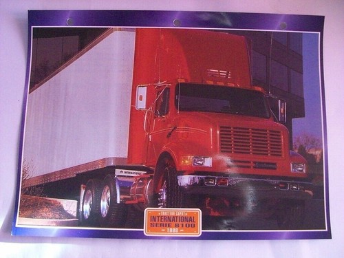 Carte fiche camion tracteur - camion,