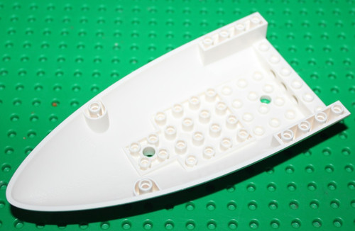 Lego white aircraft fuselage - lego,