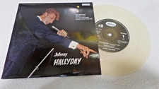 45T JOHNNY HALLYDAY  WAP DOU WAP  - TRANSPARENT - RARE REEDITION 2019 -2