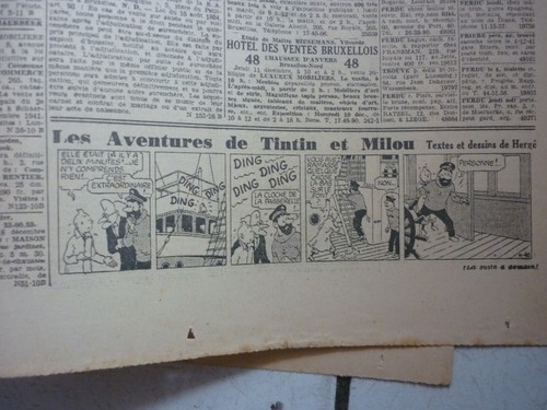 Tintin journal soir num - , le