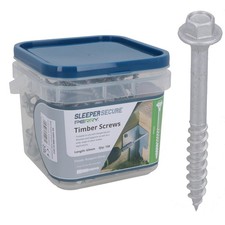 Vis à bois couchette en bois 63 mm pour traverses de chemin de fer tête...