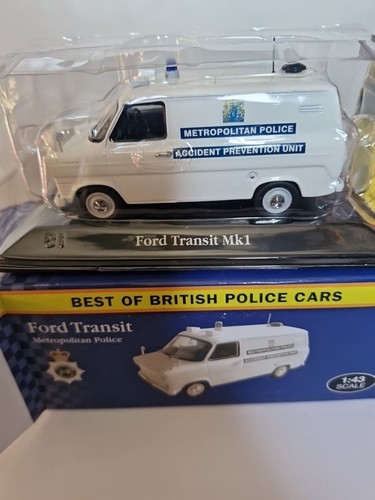 Ford transit police - transit, 1/43