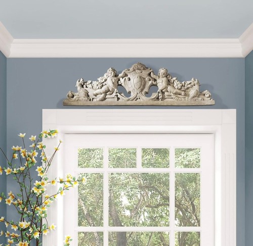 Fronton mural sculpté - ,