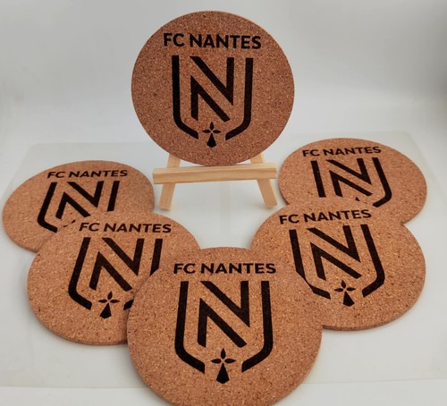Lot sous verres liège - lot, 6