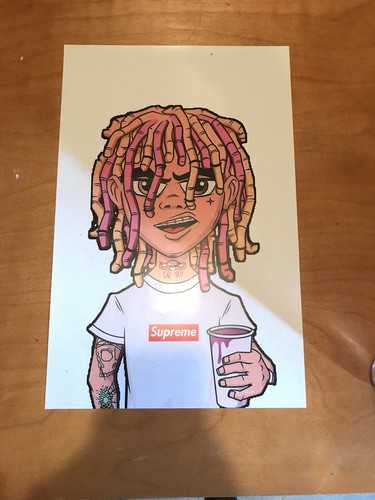 Supreme lil pump poster - pump, |