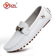 YRZL Mocassins Hommes à la Main en Cuir PU Mocassins Décontractés .