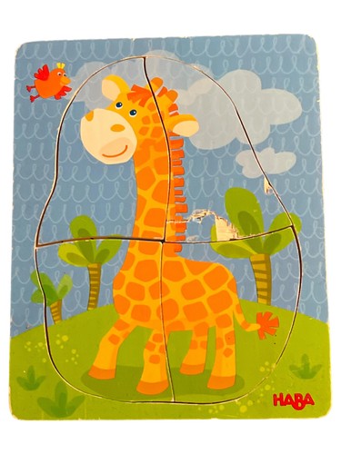 Haba puzzle girafe - puzzle,