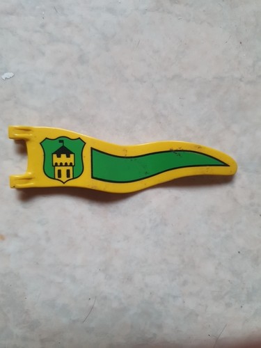 Petit drapeau jaune vert - jaune, et