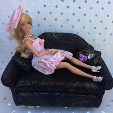 Canape pour barbie,meuble fait