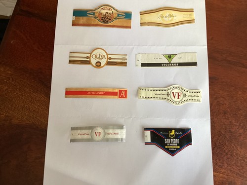 Bagues cigare lot de 8 - bagues,