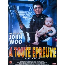 A TOUTE EPREUVE Affiche de film  40x54 - 1992 - Chow Yun-fat , John Woo