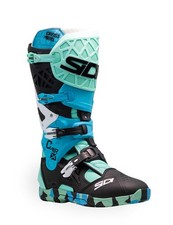 Bottes Moto Cross Enduro Off Road MX Snodo Sidi Crossair X Messy Cyan