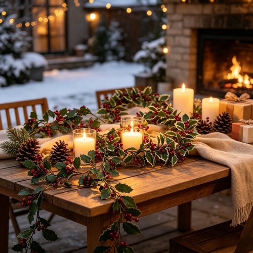 Guirlande lierre noël - guirlande, de