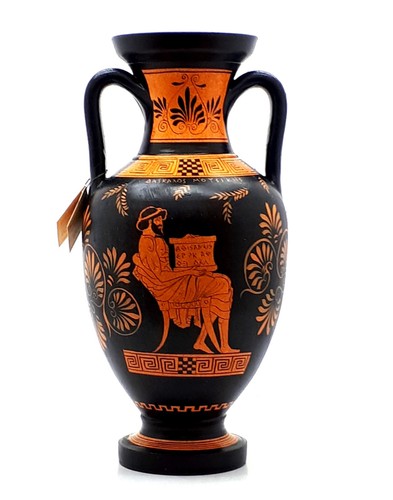 Ancien vase grec - , figurine