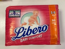 Vintage Diapers Nappies Couche Windeln Libero Plastic Baked 1996 SEALED