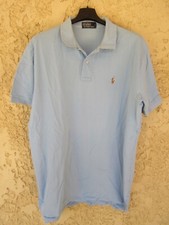 Polo by RALPH LAUREN bleu ciel coton manches courtes L