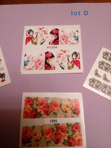 Stickers pour les ongles - stickers, d 