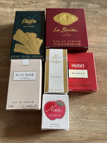 6flacons nina ricci - nina, ricci.phedre