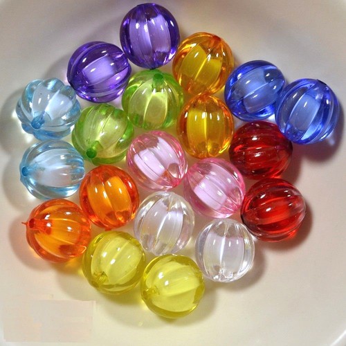 Lot perle acrylique - 10,