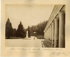 France, monument d&#039;Eligny Photo Vintage Print,Parc des Quinconces, Establi