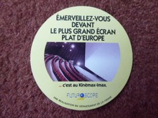 FUTUROSCOPE FLAT SCREEN KINEMAX-IMAX CINEMA STICKER STICKER