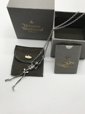 Vivienne Westwood Ariel Skeleton Skull Orb necklace