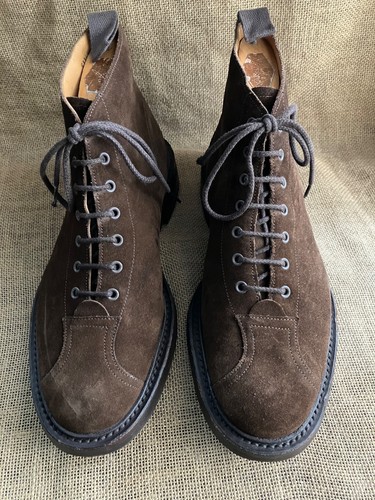 Bottes cuir daim marron - en,